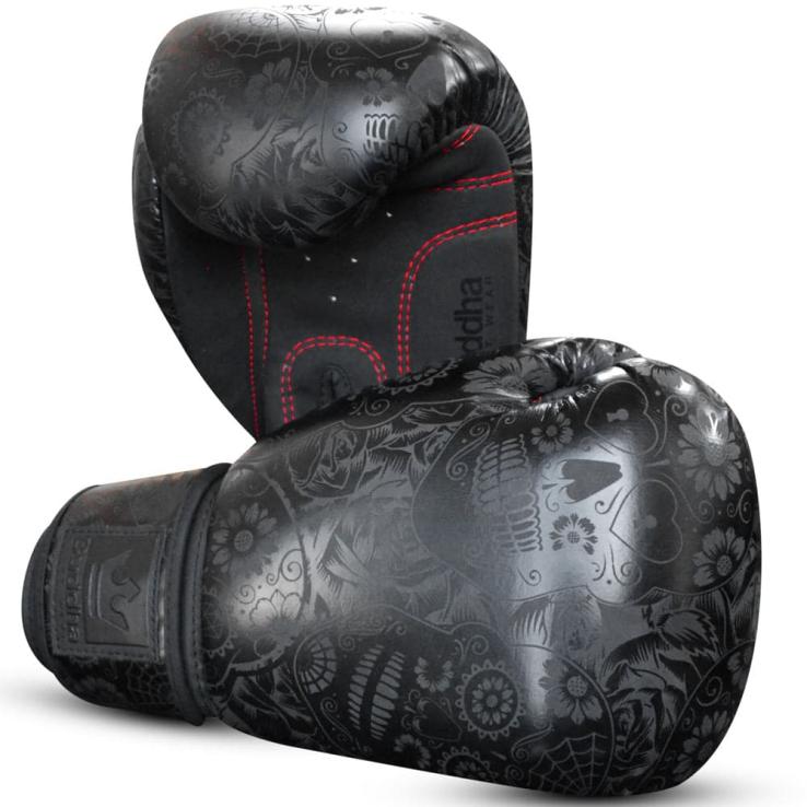 Guantoni da boxe messicani Buddha Boxing - neri opachi