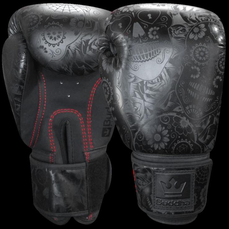 Guantoni da boxe messicani Buddha Boxing - neri opachi