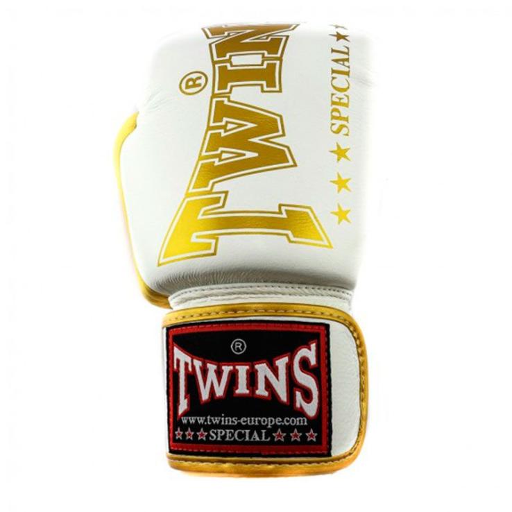 Guantoni da boxe Twins BGVL 8 bianco/oro