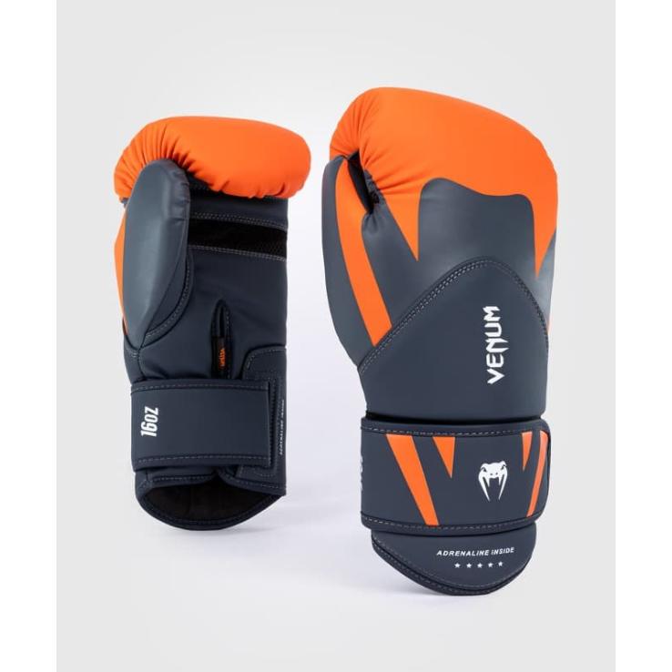 Guantoni da boxe Venum Challenger 4.0 - Arancioni / Blu scuro