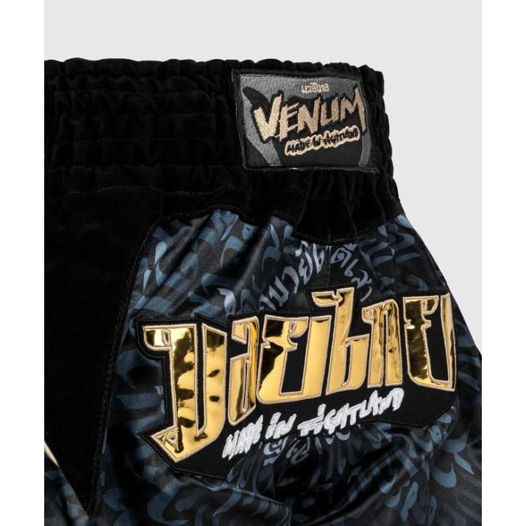 Pantaloni Muay Thai Venum Attack - Nero Grigio