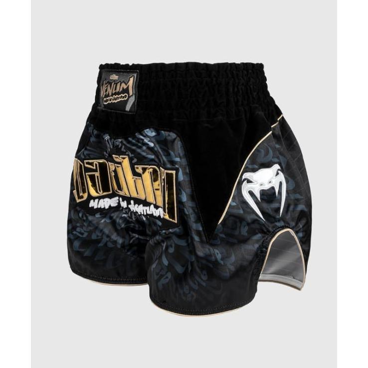 Pantaloni Muay Thai Venum Attack - Nero Grigio