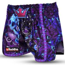 Pantaloni Buddha messicani da Muay Thai - viola