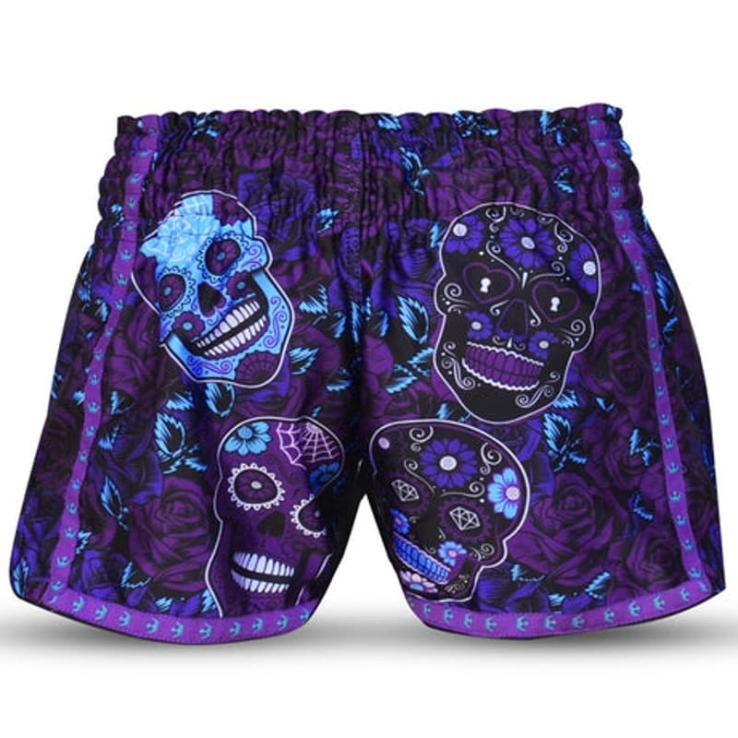 Pantaloni Buddha messicani da Muay Thai - viola