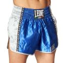 Pantaloncini Muay Thai Leone Training blu
