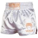 Pantaloni Muay Thai Venum Classic bianchi / dorati Bambini