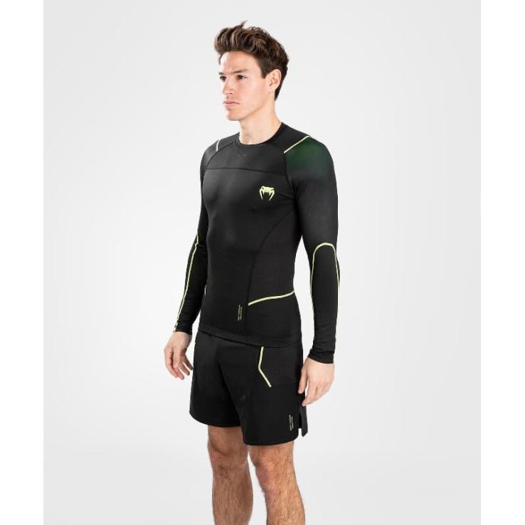 Rashguard Venum Fusion 2.0 a manica lunga nero / giallo