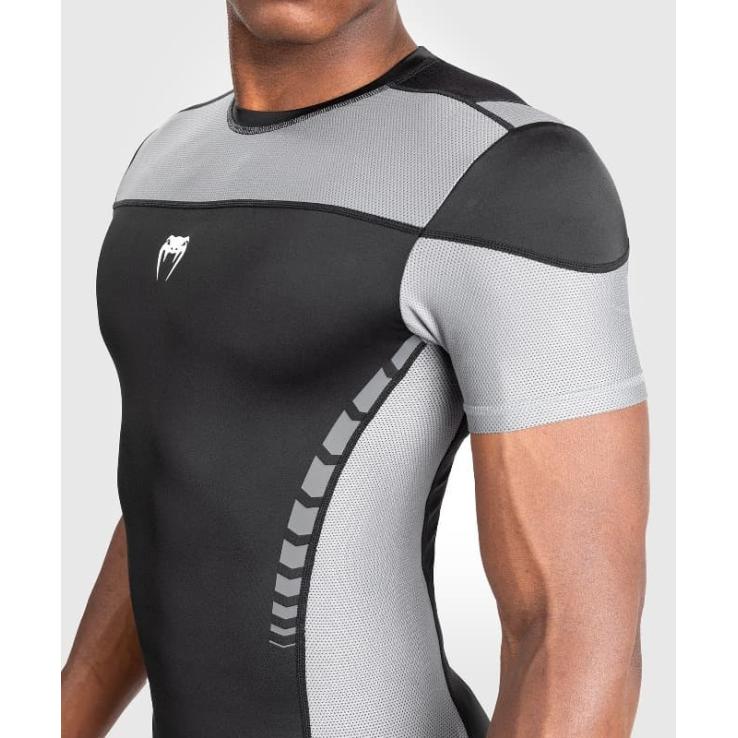 Rashguard Venum Tempest a maniche corte - nero grigio