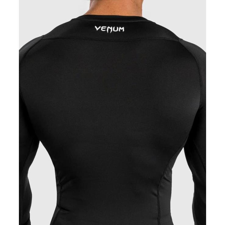 Rashguard Venum Attack a maniche lunghe - nero grigio