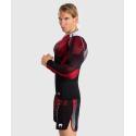 Rashguard Venum Adrenaline a manica lunga - nero rosso