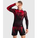 Rashguard Venum Adrenaline a manica lunga - nero rosso